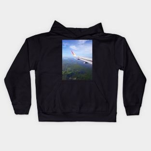 The View from the Window Seat Kids Hoodie